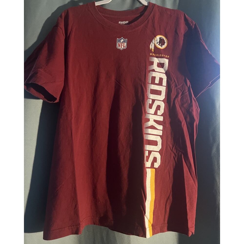 Reebok Y2K 2011 Washington Redskins NFL Football T-Shirt L EUC